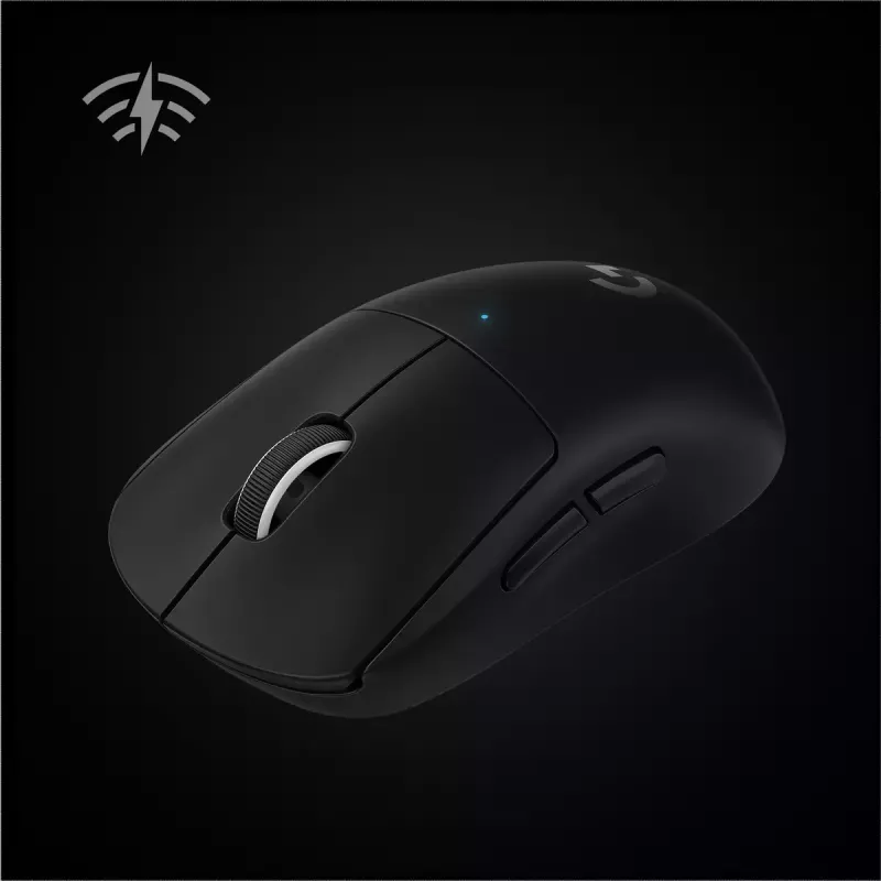 LOGITECH G PRO X SUPERLIGHT Wireless – žaidimų pelė, 63 g, HERO jutiklis, juoda