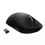 LOGITECH G PRO X SUPERLIGHT Wireless – žaidimų pelė, 63 g, HERO jutiklis, juoda