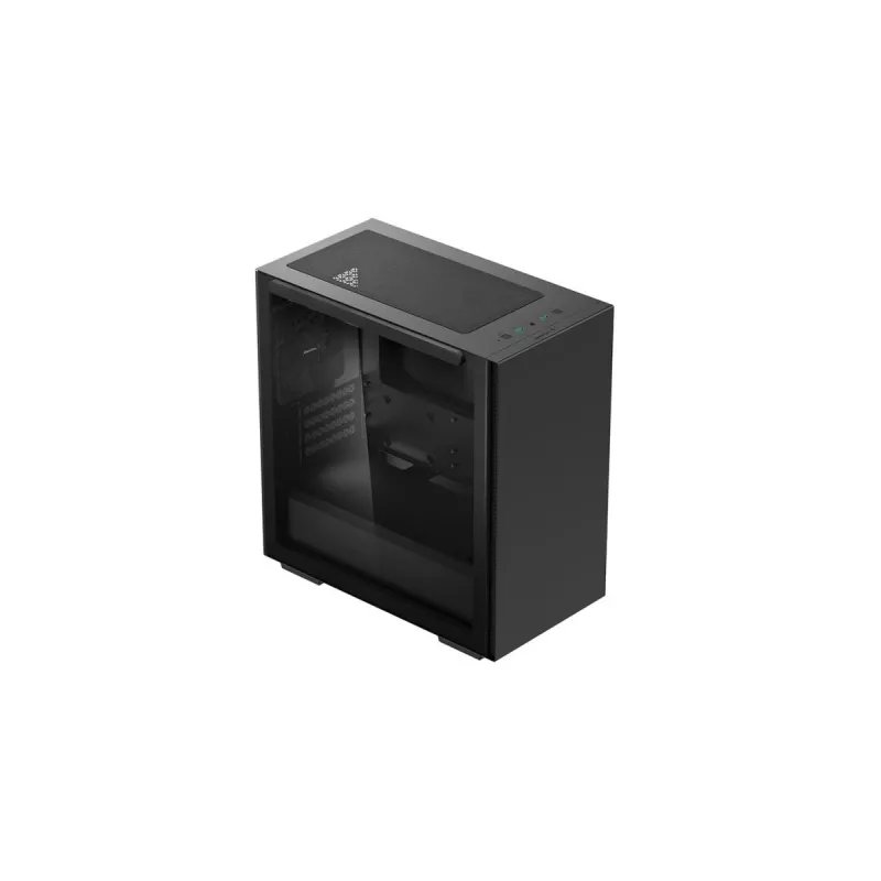 Korpusas DeepCool MACUBE 110 Midi Tower Juodas – microATX/Mini-ITX, grūdintas stiklas, palaiko GPU 320 mm, CPU aušintuvą 165 mm