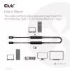CLUB3D USB 3.2 Gen2 aktyvus bi-kryptinis laidas Type-C į Type-C 8K60Hz M/M 5m