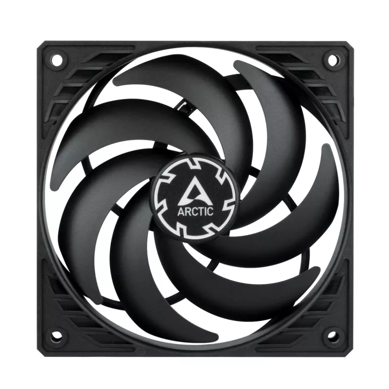 ARCTIC P12 Slim PWM PST – slėgiui optimizuotas 120 mm PWM ventiliatorius su integruotu Y-kabeliu