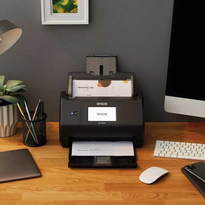 Epson WorkForce ES-580W lakštinis skaitytuvas 600 x 600 DPI A4 juodas