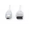 DIGITUS IEEE 1394a sąsajos plokštė, PCI-E, 3 prievadai: 1x išorinis 1394mini, 2x išoriniai 1394a