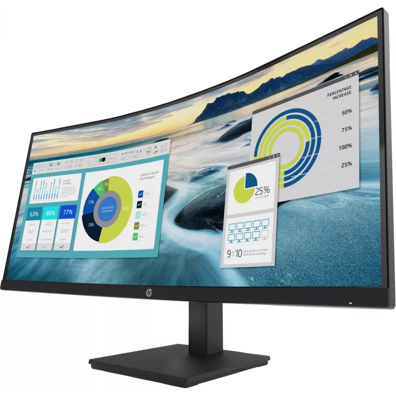 Monitorius HP P34hc G4 34 colių lenktas WQHD LCD 3440x1440