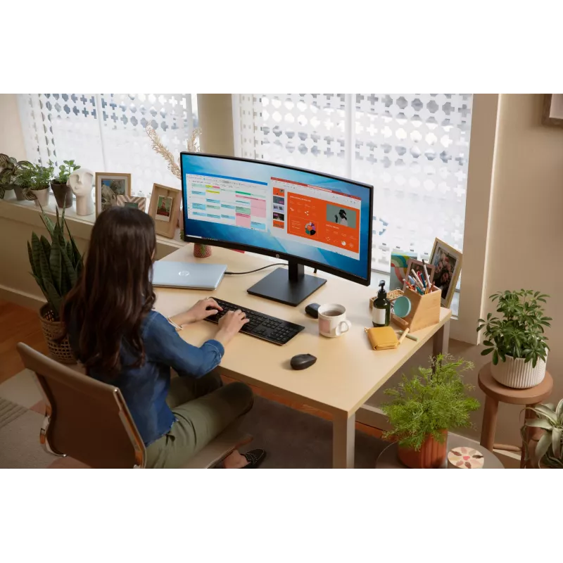 Monitorius HP P34hc G4 34 colių lenktas WQHD LCD 3440x1440