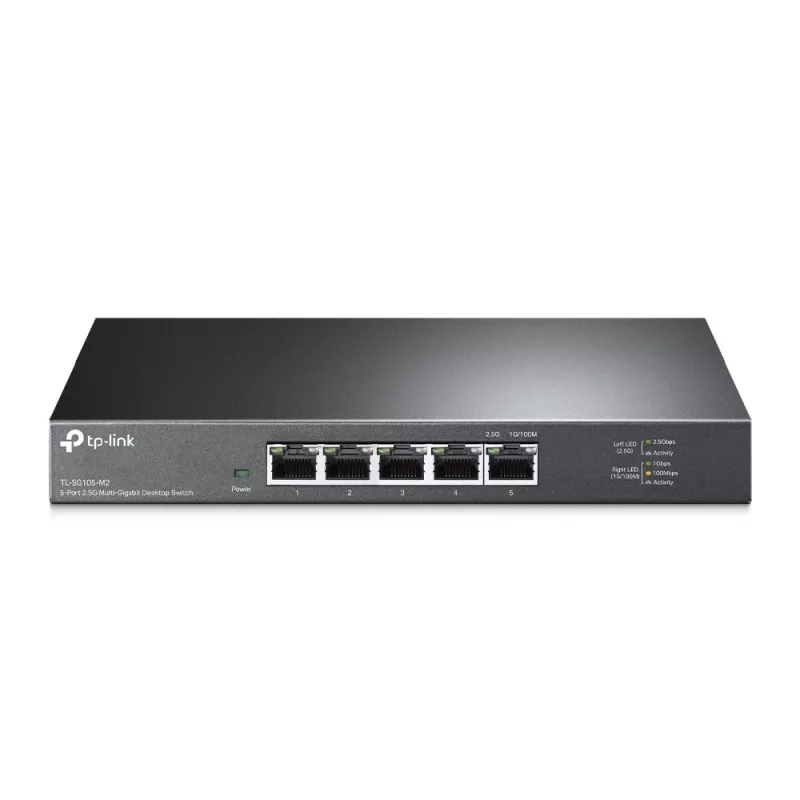 Nevaldomas jungiklis TP-Link TL-SG105-M2 5 prievadų 2.5G stalinis jungiklis