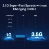 Nevaldomas jungiklis TP-Link TL-SG105-M2 5 prievadų 2.5G stalinis jungiklis