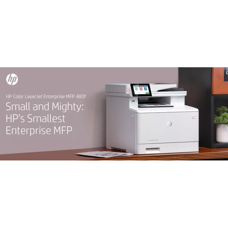HP Color LaserJet Enterprise MFP M480f spalvotas lazerinis daugiafunkcis įrenginys, A4, 600 x 600 DPI, tiesioginis spausdinimas, balta/juoda