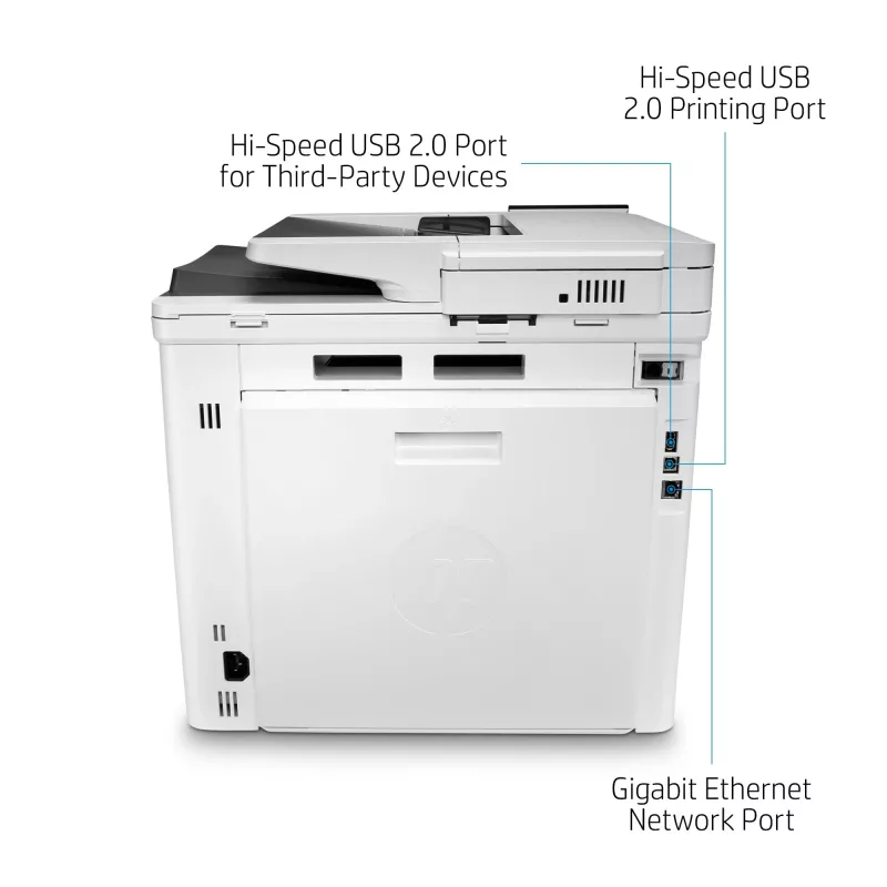 HP Color LaserJet Enterprise MFP M480f spalvotas lazerinis daugiafunkcis įrenginys, A4, 600 x 600 DPI, tiesioginis spausdinimas, balta/juoda