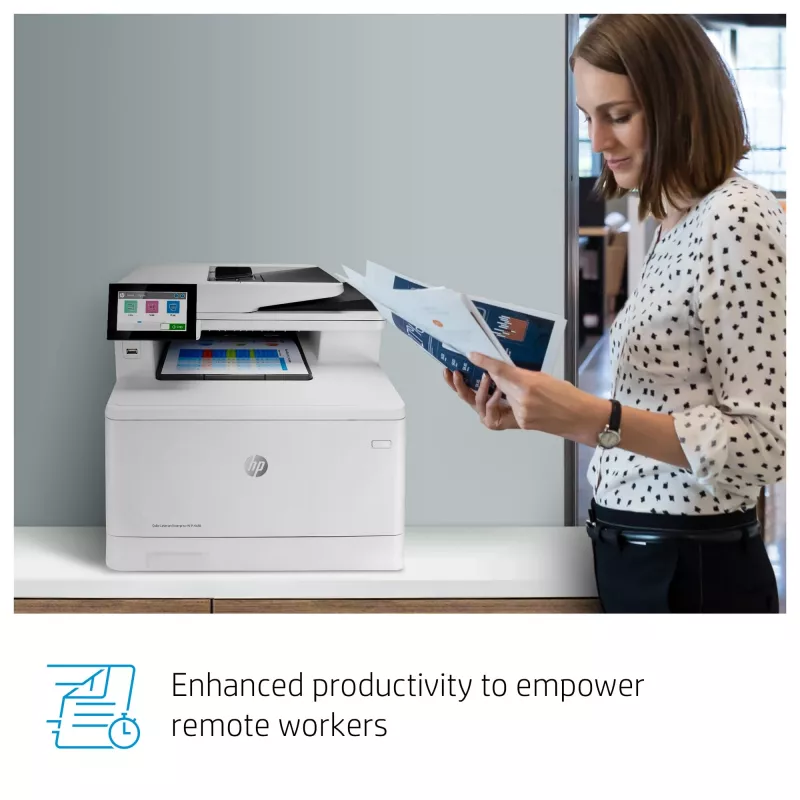 HP Color LaserJet Enterprise MFP M480f spalvotas lazerinis daugiafunkcis įrenginys, A4, 600 x 600 DPI, tiesioginis spausdinimas, balta/juoda