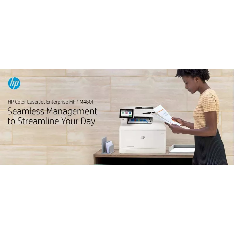 HP Color LaserJet Enterprise MFP M480f spalvotas lazerinis daugiafunkcis įrenginys, A4, 600 x 600 DPI, tiesioginis spausdinimas, balta/juoda