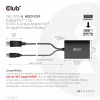 Club 3D CAC-1010-A aktyvusis DisplayPort – Dual Link DVI-D adapteris, DisplayPort 1.2a, USB maitinimas, HDCP OFF, 0,6 m, juodas