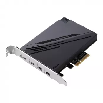 ASUS ThunderboltEX 4 – PCIe sąsajos plokštė su Thunderbolt 4, USB-C 100 W įkrovimu ir Mini DisplayPort