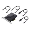 ASUS ThunderboltEX 4 – PCIe sąsajos plokštė su Thunderbolt 4, USB-C 100 W įkrovimu ir Mini DisplayPort