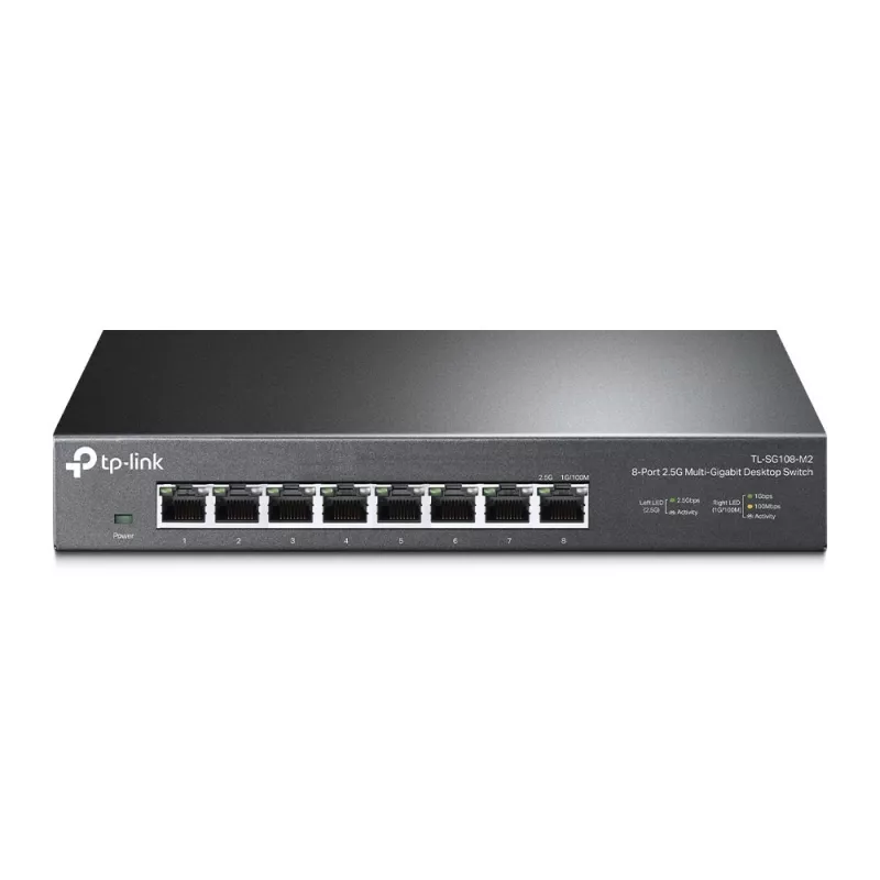 Nevaldomas jungiklis TP-Link TL-SG108-M2 8 prievadų 2.5G stalinis