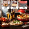 Picos kepimo prietaisas Ariete 0909/10 1200 W juoda raudona 1 pica 33 cm