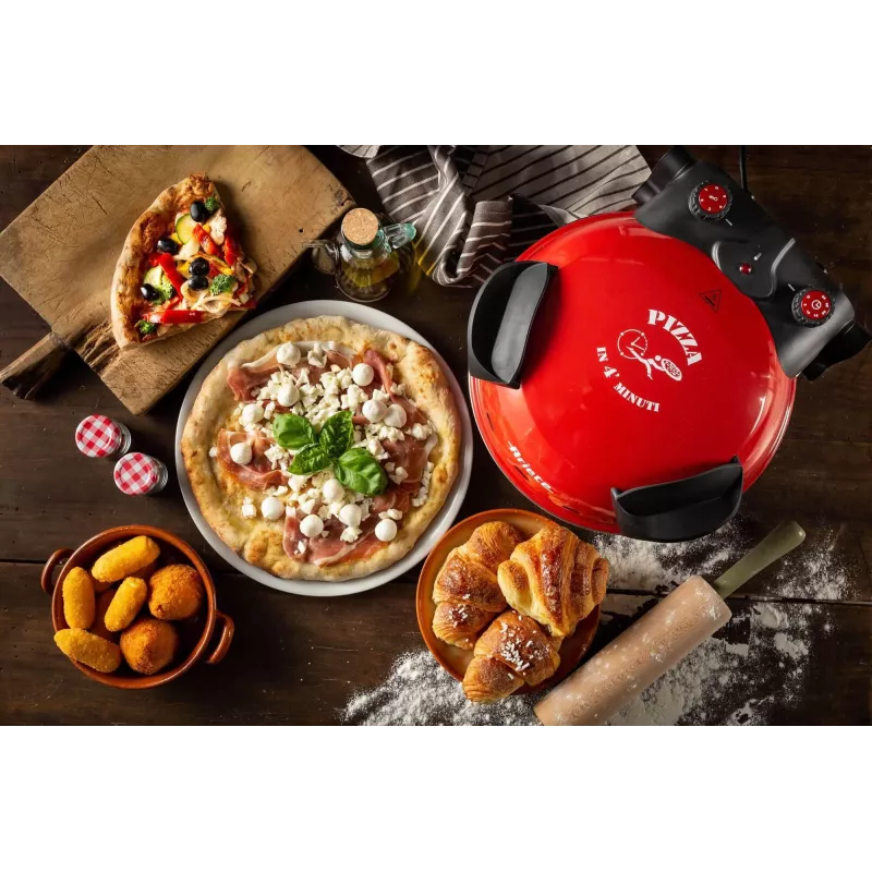 Picos kepimo prietaisas Ariete 0909/10 1200 W juoda raudona 1 pica 33 cm