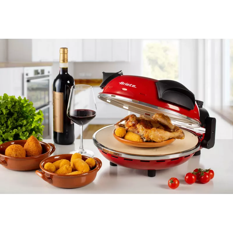 Picos kepimo prietaisas Ariete 0909/10 1200 W juoda raudona 1 pica 33 cm
