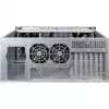 Serverinis korpusas Inter-Tech 4U 40248 Rack, juodas, pilkas