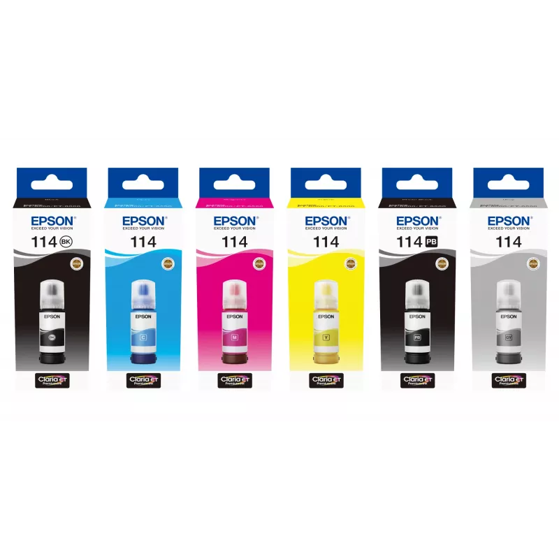 Kasetė Epson 114 70ml geltona