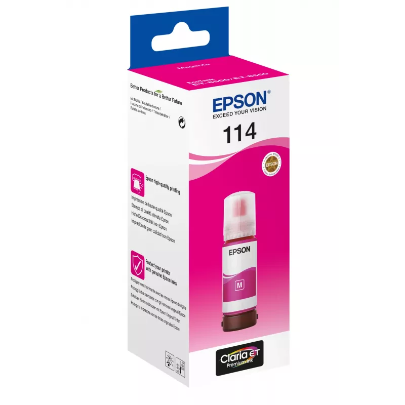Kasetė Epson 114 Magenta C13T07B340