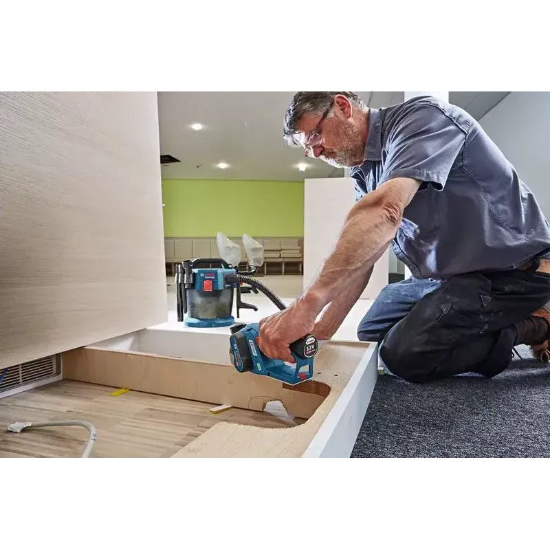 Bosch GHO 12V-20 Professional elektrinis oblius, juoda, mėlyna, raudona, 14500 sūkių/min