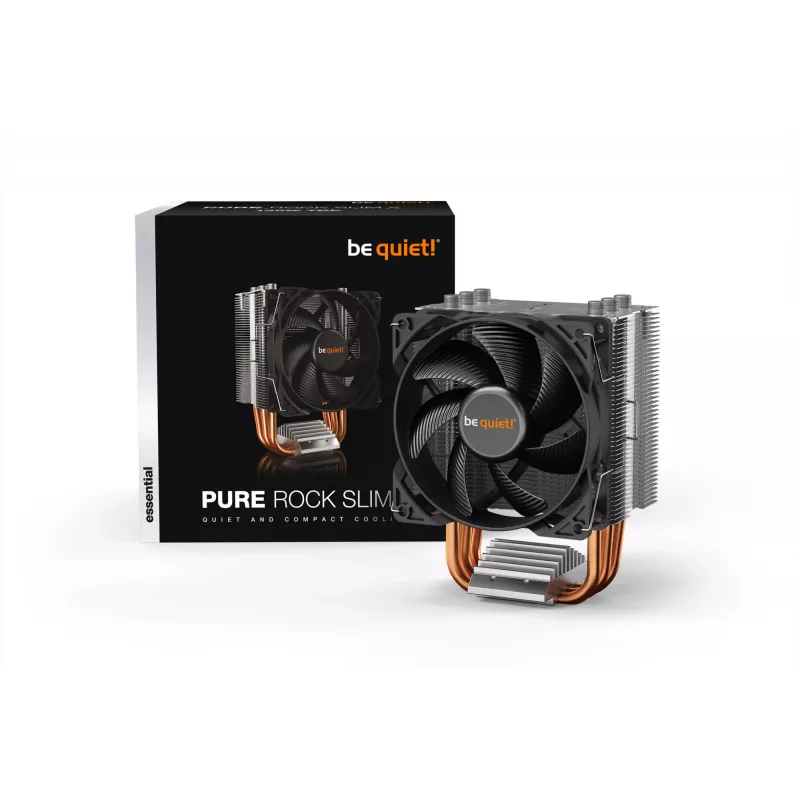 be quiet! PURE ROCK SLIM 2 procesoriaus aušintuvas 9,2 cm sidabrinis 1 vnt.