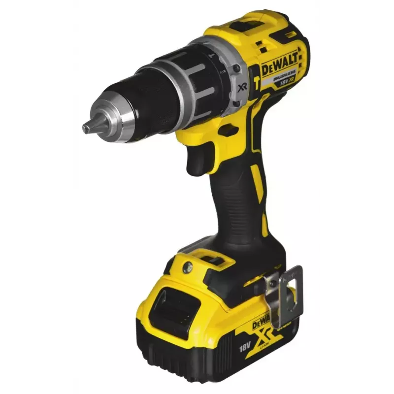 Belaidžių įrankių rinkinys DeWalt DCK266P2T — 18V, 2×5.0Ah akumuliatoriai, atraminis gręžtuvas ir kombinuotas gręžtuvas, įkroviklis, dėklas