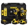 Belaidžių įrankių rinkinys DeWalt DCK266P2T — 18V, 2×5.0Ah akumuliatoriai, atraminis gręžtuvas ir kombinuotas gręžtuvas, įkroviklis, dėklas