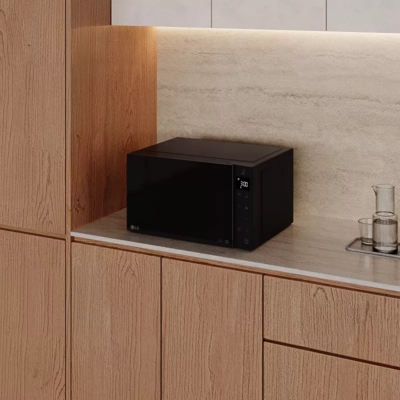LG MH6535GIS Kombinuota mikrobangų krosnelė, virš viryklės, 25 L, 1000 W, juoda
