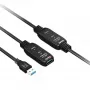 CLUB3D USB 3.2 Gen1 aktyvus kartotuvinis kabelis 10 m / 32,8 pėdų M/F 28AWG