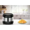 Tefal Uno FF215D Vientisos konstrukcijos 1,8 L 1600 W gruzdintuvė Juoda, Nerūdijantis plienas