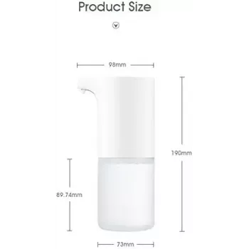 Xiaomi Mi automatinis putojančio muilo dozatorius Baltas (muilinė įsigyjama atskirai)