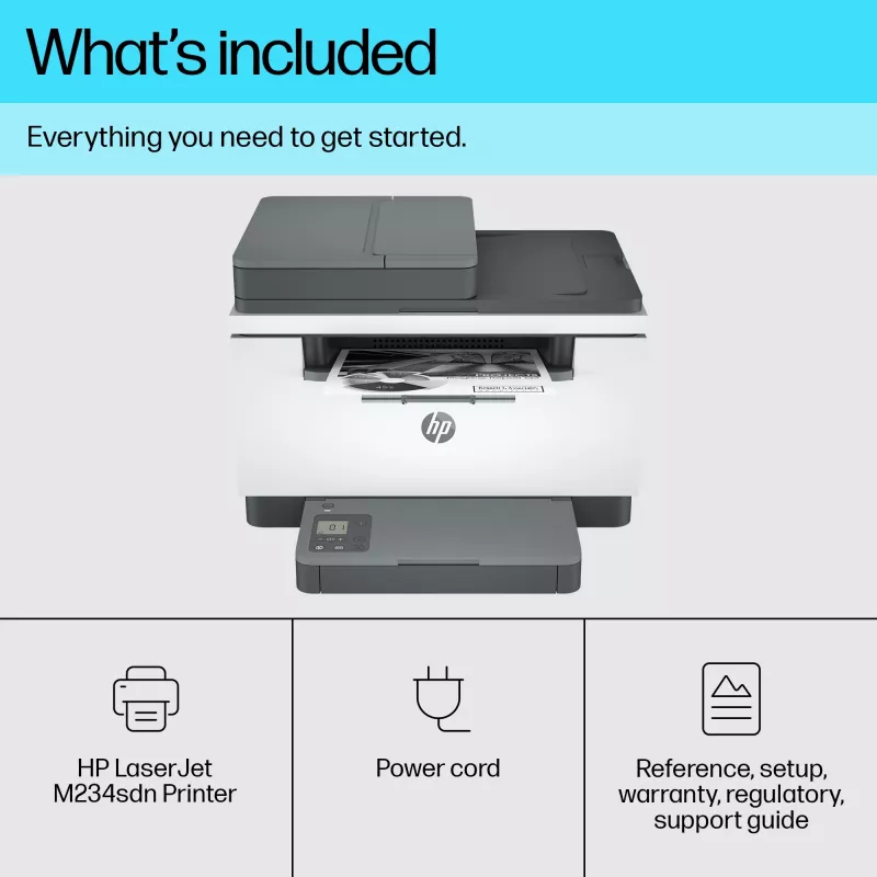 Daugiafunkcinis spausdintuvas HP LaserJet MFP M234sdn lazerinis nespalvotas