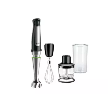 Braun MQ 7025X Panardintinis blenderis 0,6 L 1000 W Juodas, Nerūdijantis plienas