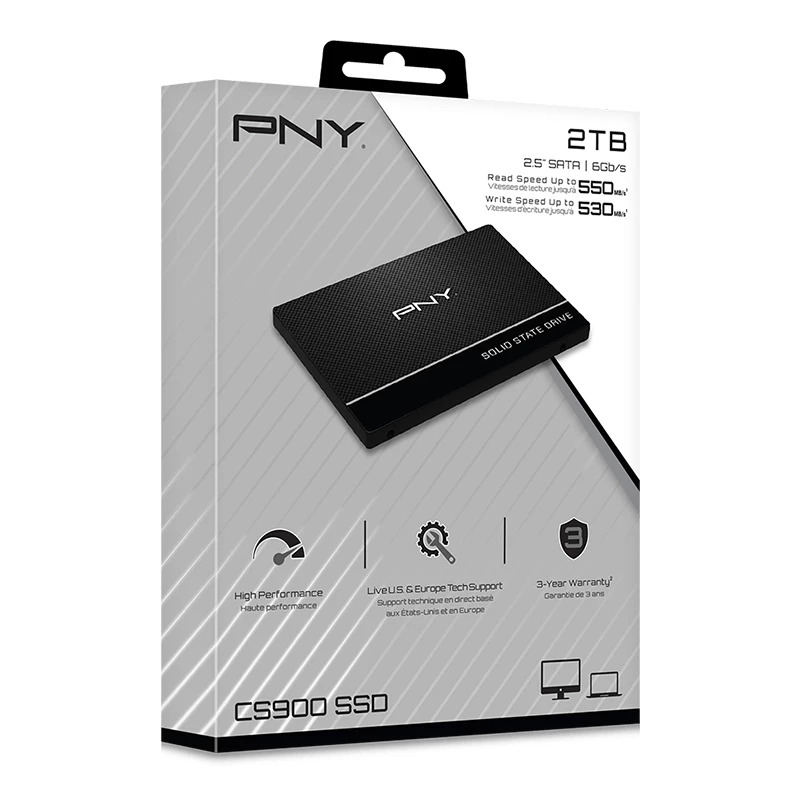 PNY CS900 2TB SATA 6Gb/s 2.5 colio SSD
