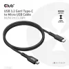CLUB3D USB 3.2 Gen1 Type-C į Micro USB laidas M/M 1m /3.28ft