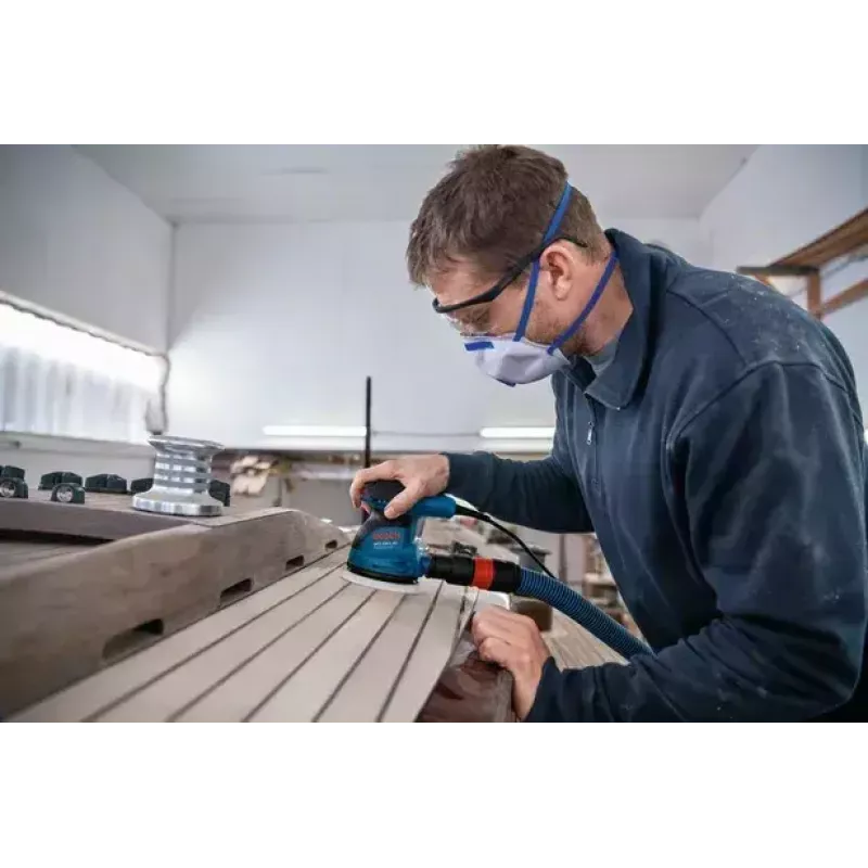 Bosch GEX 125-1 AE Orbitinis šlifuoklis 125 mm, 12000 sūkių/min, 24000 OPM, mėlynas