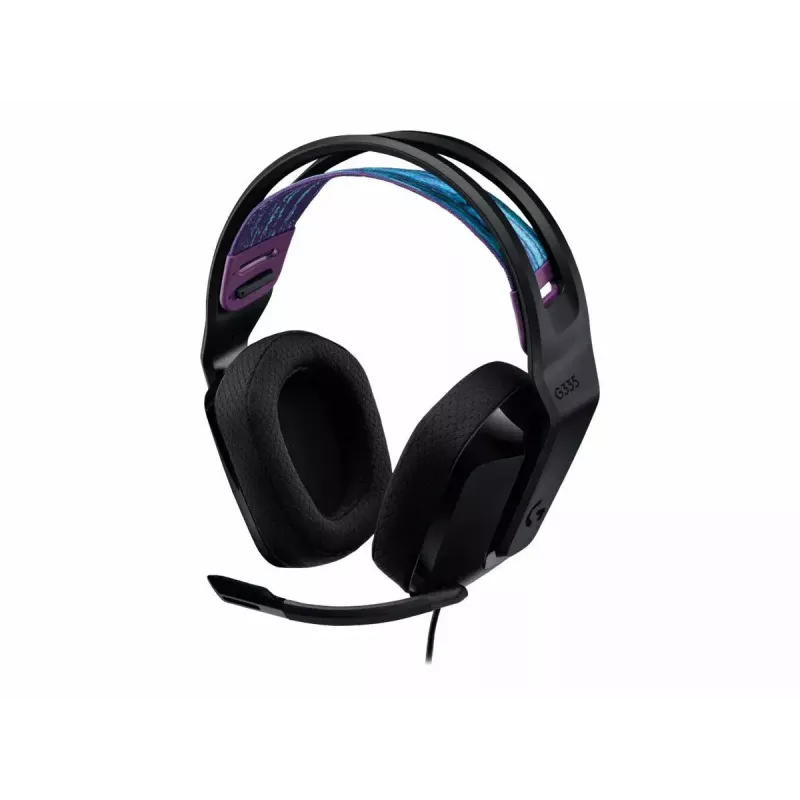 Ausinės Logitech G G335 juodos, 3.5 mm lizdas, galvos juosta