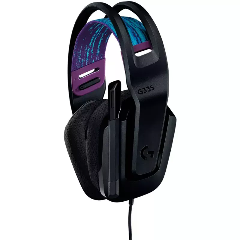 Ausinės Logitech G G335 juodos, 3.5 mm lizdas, galvos juosta