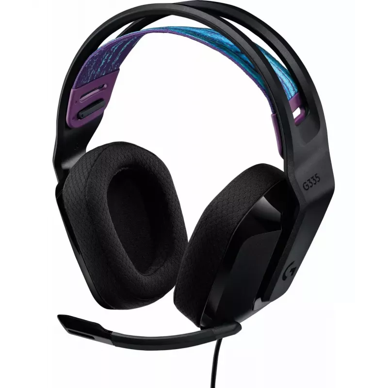 Ausinės Logitech G G335 juodos, 3.5 mm lizdas, galvos juosta