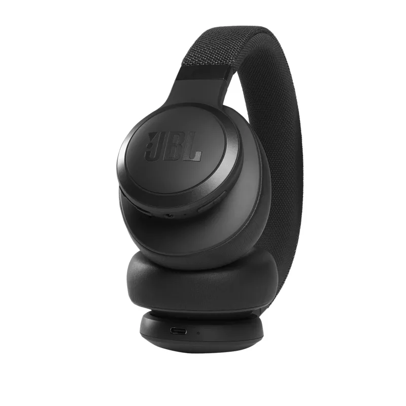 Ausinės JBL LIVE 660 NC juodos, laidinės ir belaidės, skambučiams/muzikai, 16 - 20000 Hz, 265 g