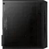 Kompiuterio korpusas AEROCOOL CS107V2 Mini Tower — Juodas, microATX/Mini-ITX, 2x120mm ventiliatoriai, 1x3.5 colio + 2x2.5 colio lizdai