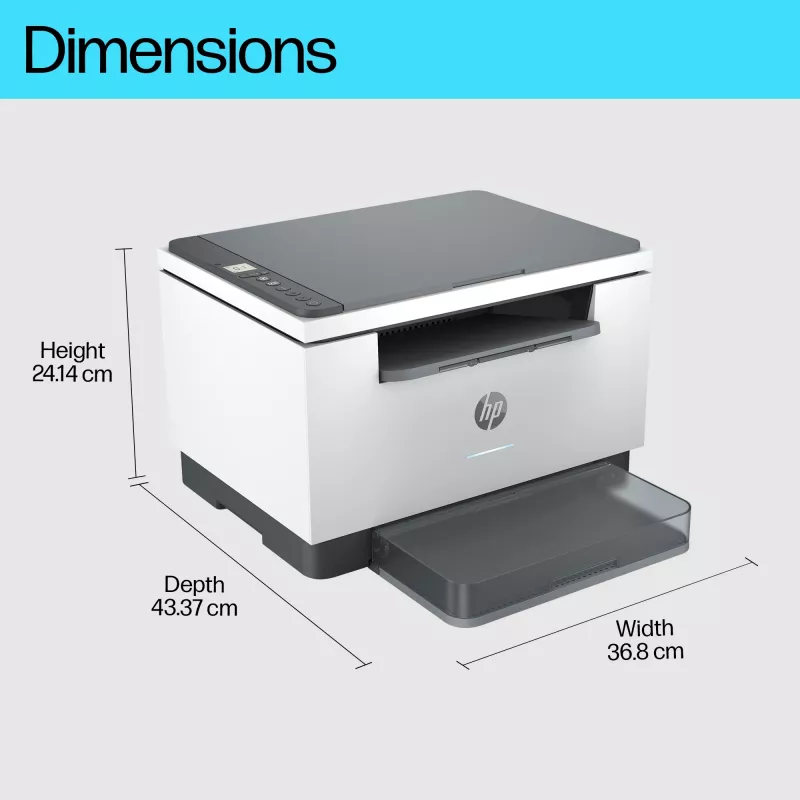 Daugiafunkcinis lazerinis spausdintuvas HP LaserJet MFP M234dw — vienspalvis, A4, 29 ppm, dvipusis, Wi‑Fi, Ethernet