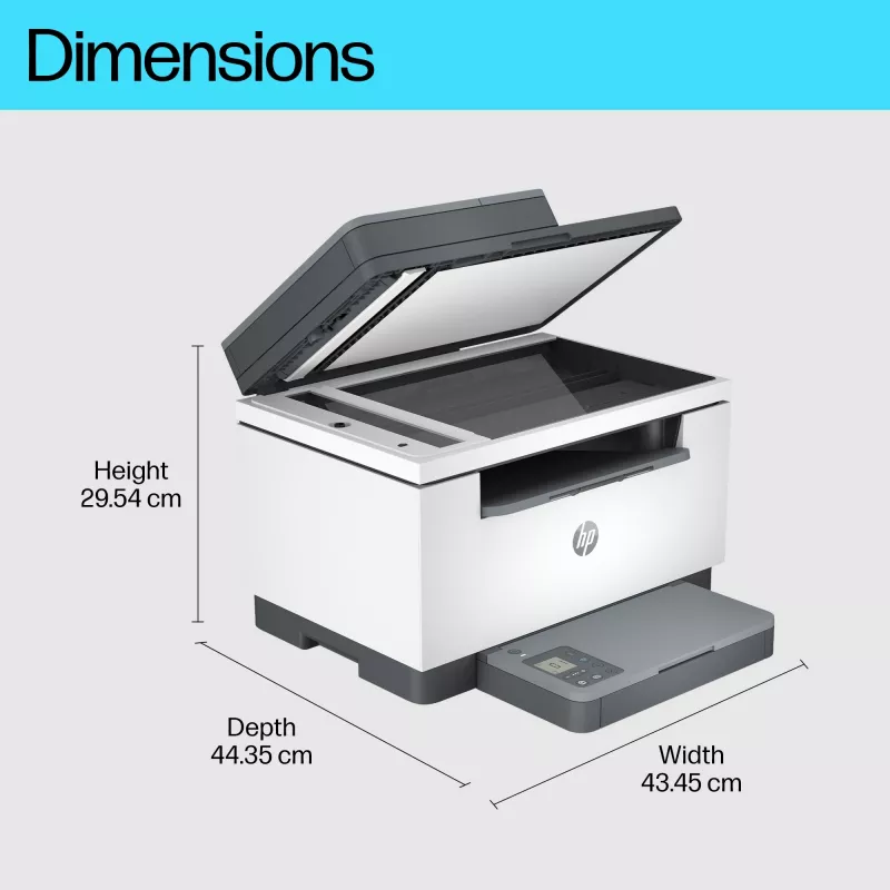 Daugiafunkcis lazerinis spausdintuvas HP LaserJet MFP M234sdw – Mono A4, 29 ppm, Duplex, Wi‑Fi, Ethernet