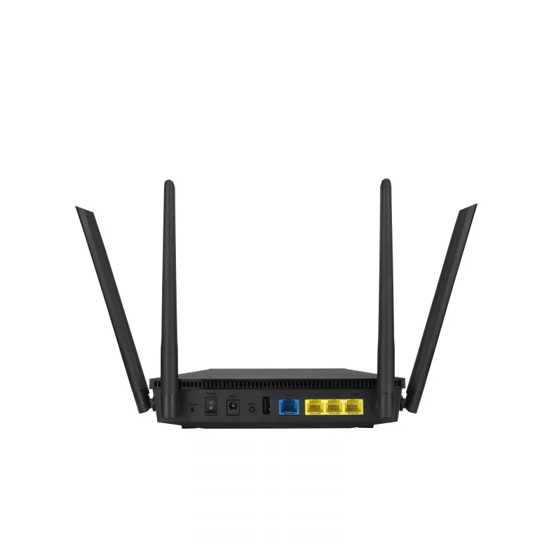 ASUS RT-AX53U belaidis maršrutizatorius Gigabit Ethernet dviejų juostų (2,4 GHz / 5 GHz) juodas
