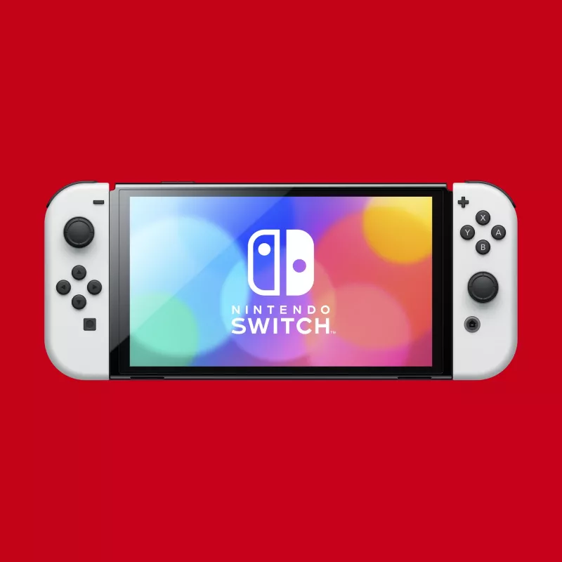 Nintendo Switch OLED model, NVIDIA Custom Tegra, 64 GB, White