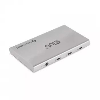 CLUB3D CSV-1580 Sertifikuotas Thunderbolt™ 4 nešiojamas 5-in-1 centras su išmaniuoju maitinimu