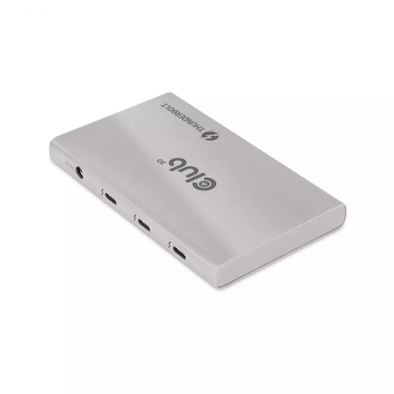 CLUB3D CSV-1580 Sertifikuotas Thunderbolt™ 4 nešiojamas 5-in-1 centras su išmaniuoju maitinimu