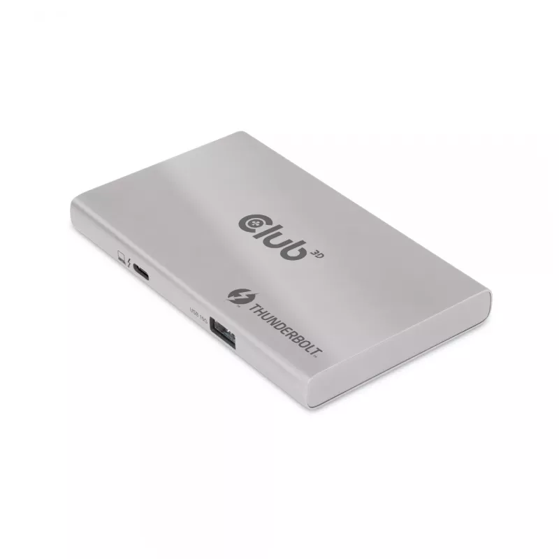 CLUB3D CSV-1580 Sertifikuotas Thunderbolt™ 4 nešiojamas 5-in-1 centras su išmaniuoju maitinimu